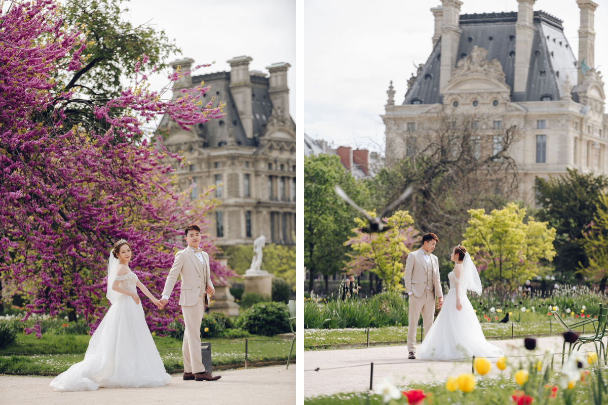 Paris Prewedding Photoshoot at Port Debilly, Palace Du Trocadero, Tuileries Garden, Lourve Museum  by Arnel on OneThreeOneFour 15
