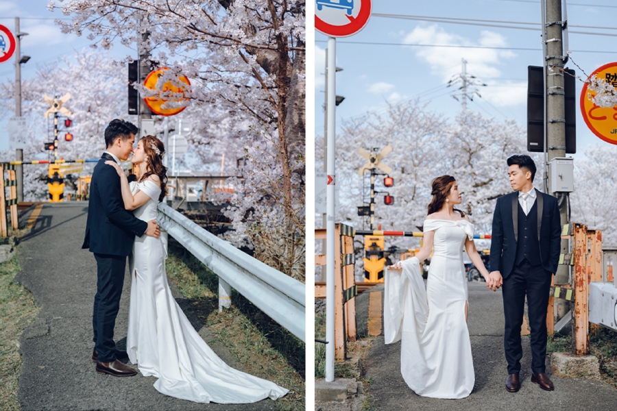 在京都和奈良的盛開之愛：一同迎接櫻花盛放的春季婚紗照拍攝 by Kinosaki on OneThreeOneFour 10