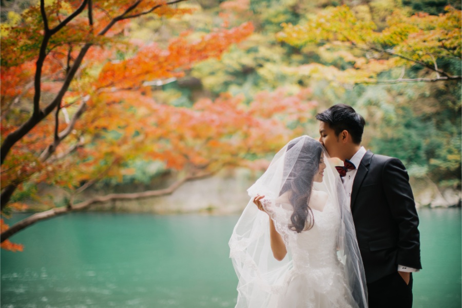 A&L: Kyoto Autumn Pre-wedding Photoshoot at Kimono Forest by Kinosaki on OneThreeOneFour 16
