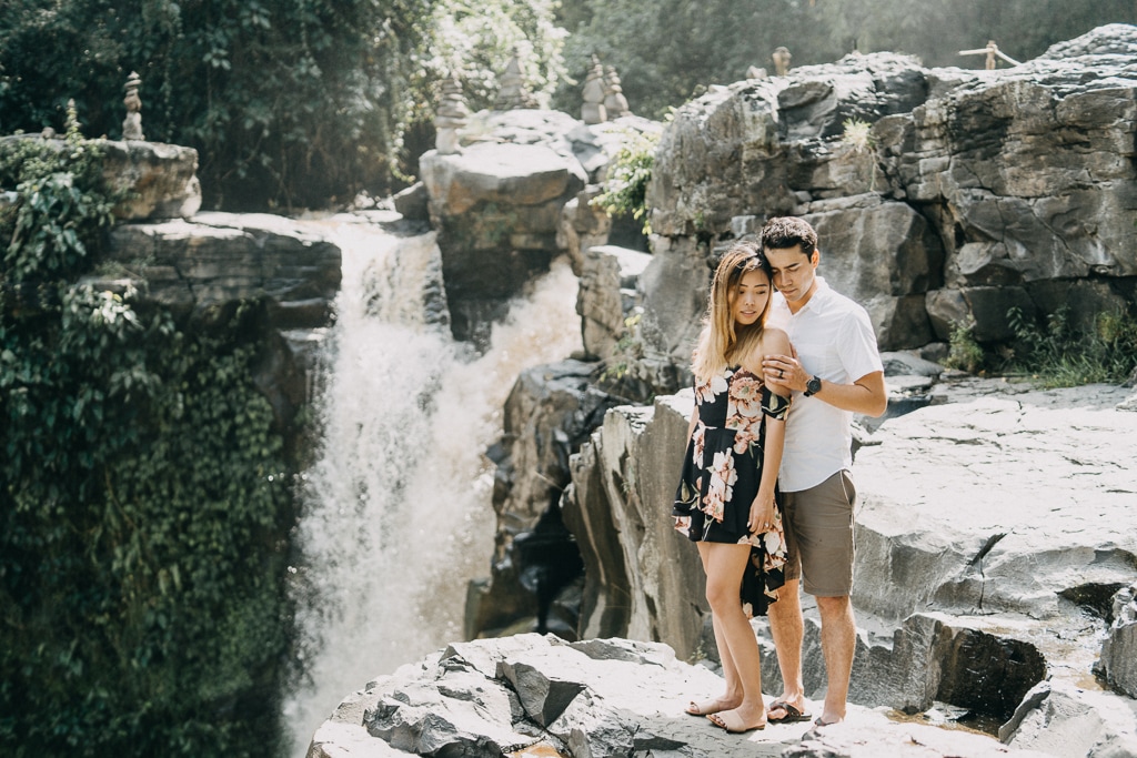 S&J: Bali Honeymoon Photography at Tegenungan Waterfall by Agus on OneThreeOneFour 13