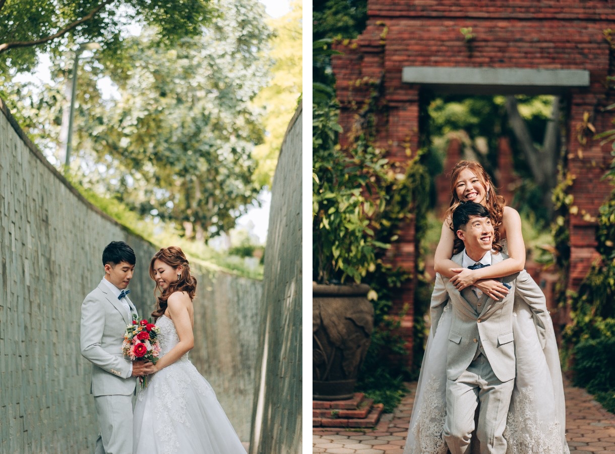 B&LY: Fort Canning, beach and Marina Bay Sands pre-wedding by Michael on OneThreeOneFour 5