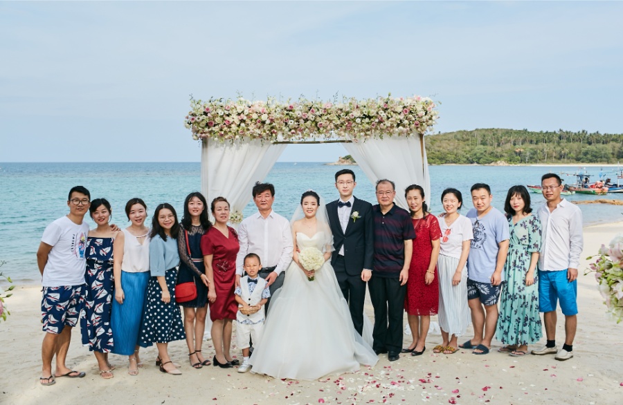 Thailand Beach Destination wedding at Anantara Lawana Koh Samui Resort by Toa on OneThreeOneFour 28