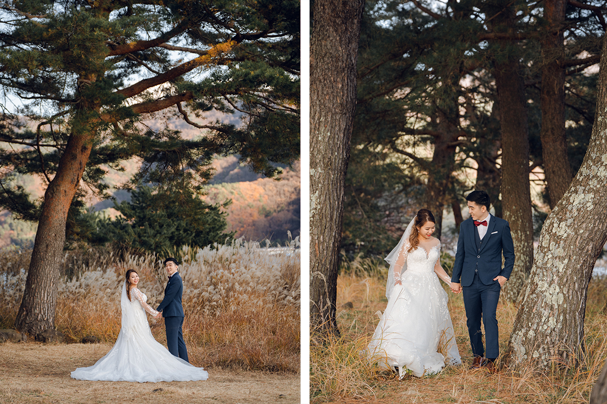 Autumn Maple Leaves Pre-Wedding Photoshoot in Mount Fuji  by Dahe on OneThreeOneFour 14