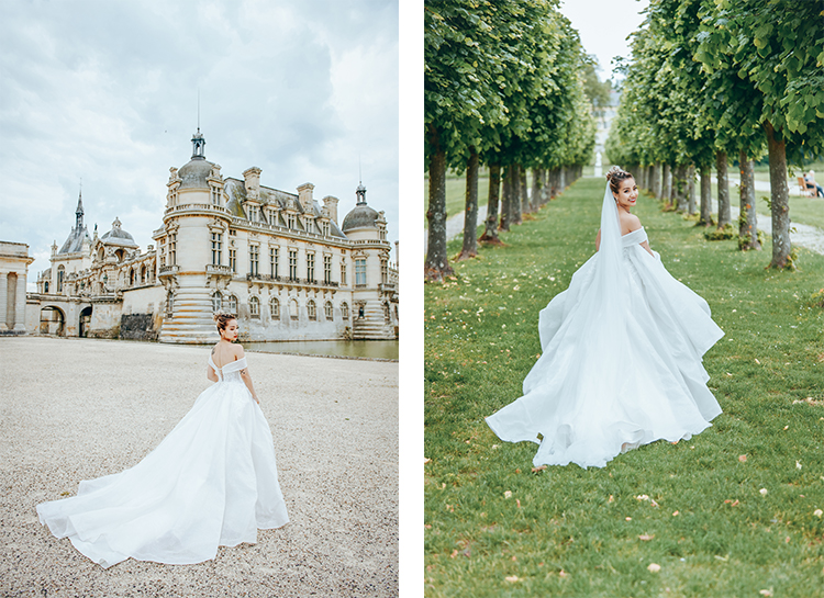 巴黎尚蒂伊城堡婚紗拍攝
