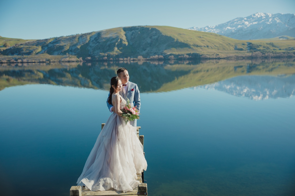 紐西蘭婚紗拍攝 - 海斯湖、瓦納卡湖和庫克山 by Fei on OneThreeOneFour 7
