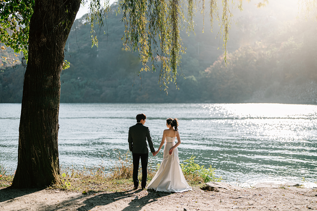 Korea Nami Island Romantic Autumn Pre-Wedding Photoshoot by Jungyeol on OneThreeOneFour 19