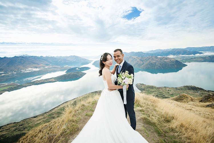 new zealand wedding photoshoot Coromandel Peak