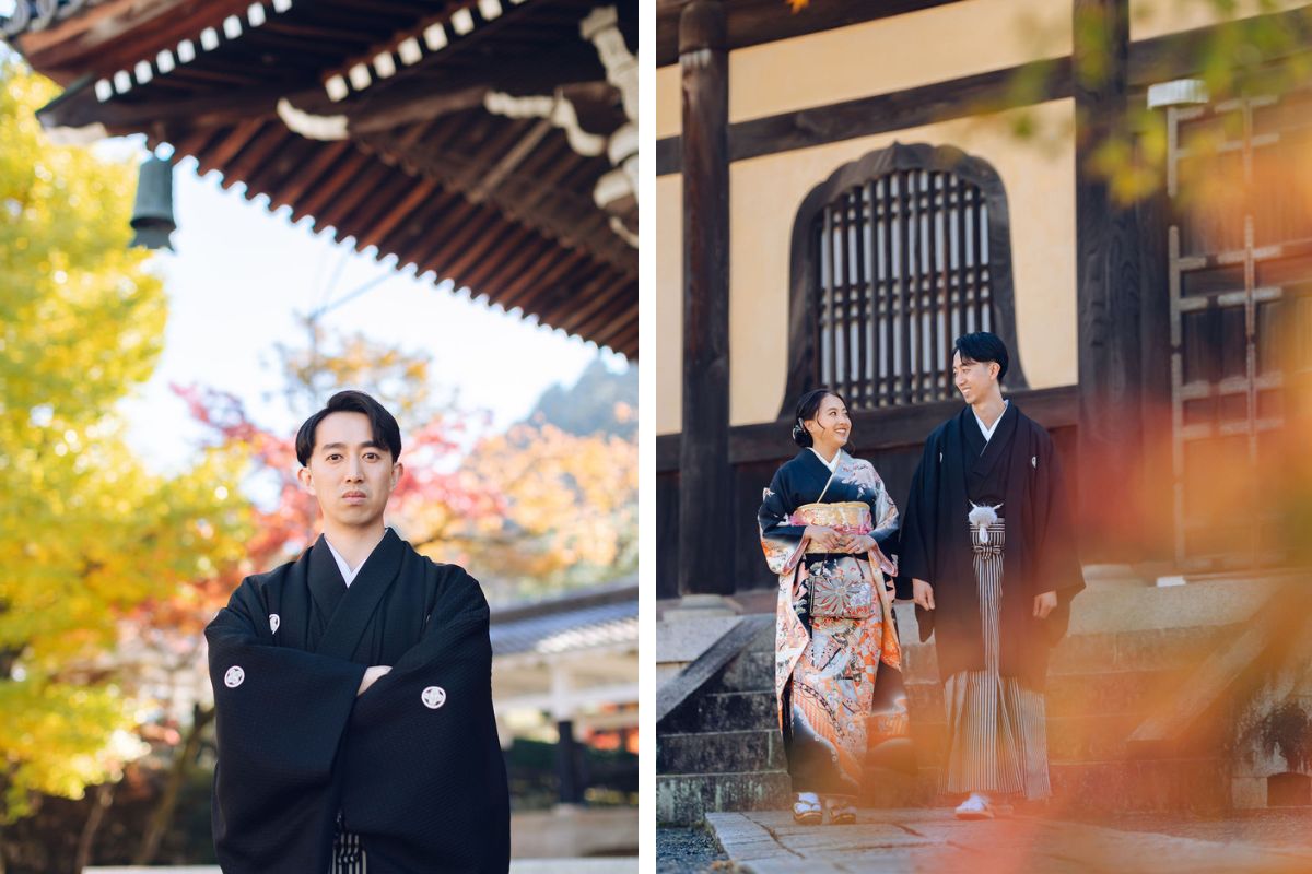 Kyoto & Nara Autumn Prewedding Photoshoot In Kimono And At Nara Deer Park by Kinosaki on OneThreeOneFour 2