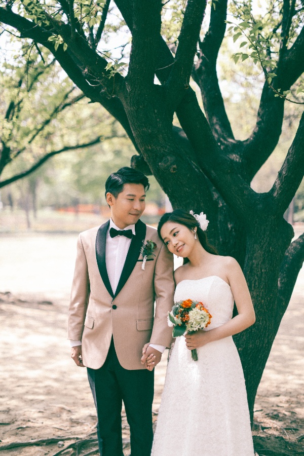V&C: Hongkong Couple's Korea Pre-wedding Photoshoot at Kyung Hee University and Seoul Forest in Tulips Season by Beomsoo on OneThreeOneFour 18