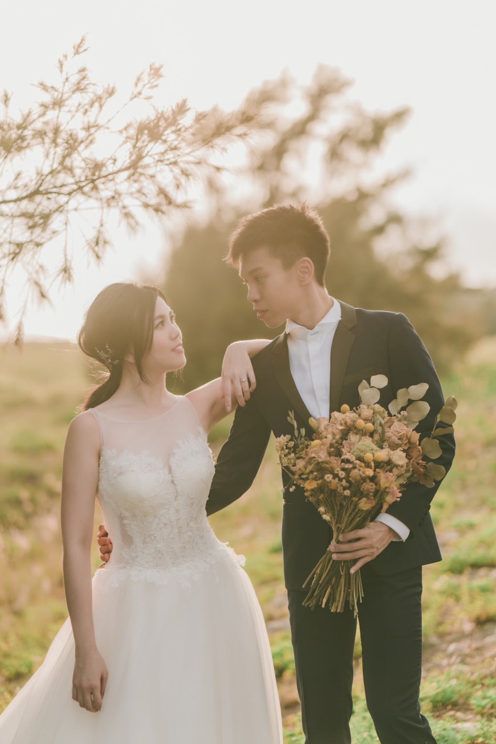 Taiwan Pre-wedding Photoshoot With Traditional Houses And Beautiful Forest Lake  by Star on OneThreeOneFour 5