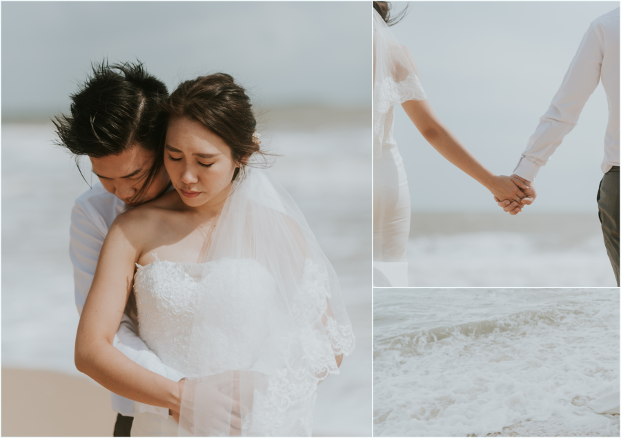 Malaysia Pre-Wedding Photoshoot At Old Streets And Sandy Beach In Johor Bahru by Ed on OneThreeOneFour 16
