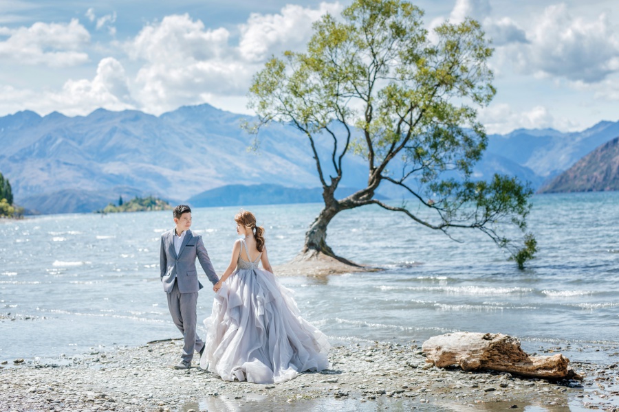 紐西蘭婚紗拍攝 - 雙子湖與薰衣草田 by Fei on OneThreeOneFour 15