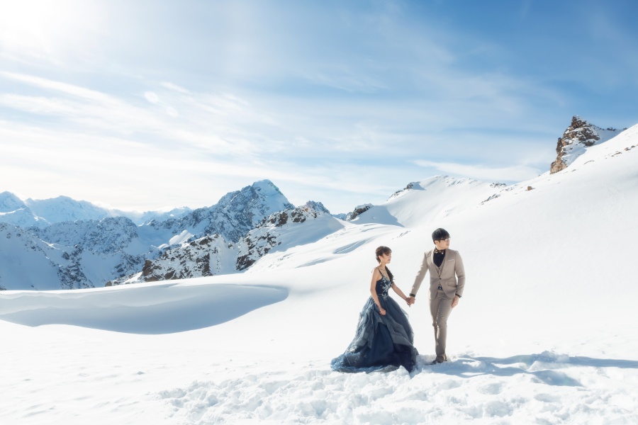 M&P: New Zealand Winter Pre-wedding Photoshoot with Milky Way at Lake Tekapo by Xing on OneThreeOneFour 0