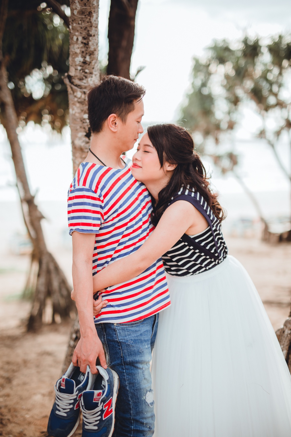 Engagement Photoshoot In Phuket At Phuket Old Town And Beach For Hong Kong Couple by Por  on OneThreeOneFour 24