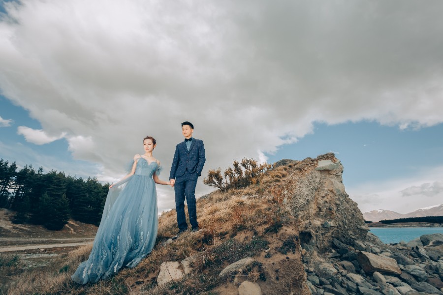S&D: New Zealand Spring Pre-wedding Photoshoot with Alpacas and Milky Way by Xing on OneThreeOneFour 16