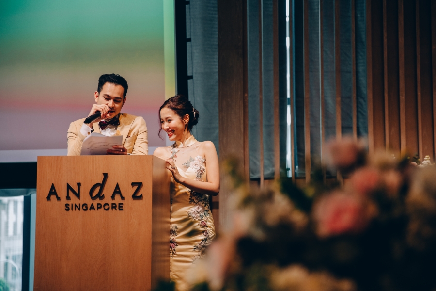 Singapore Wedding Day Lunch Banquet Photography At Andaz Hotel by JJ on OneThreeOneFour 44