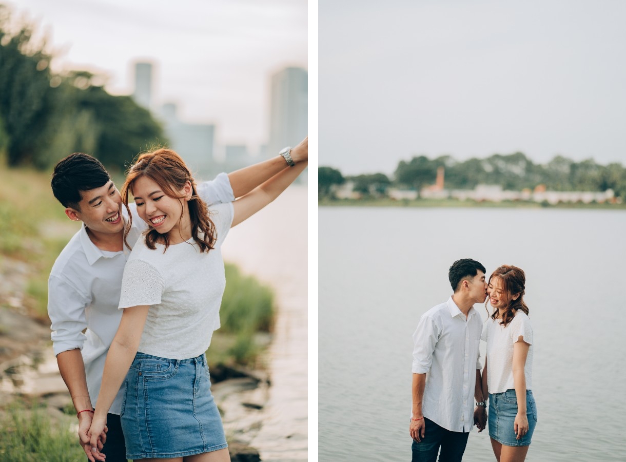 B&LY: Fort Canning, beach and Marina Bay Sands pre-wedding by Michael on OneThreeOneFour 23