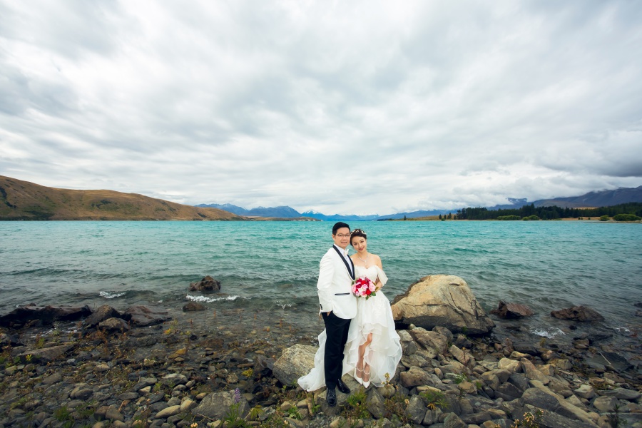 New Zealand Pre-Wedding Photoshoot At Christchurch, Lake Pukaki And Alpaca Farm  by Xing on OneThreeOneFour 32