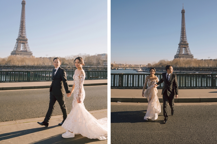 Elegance in Every Frame: Victoria & Eugene's Parisian Engagement Photoshoot by Vin on OneThreeOneFour 9