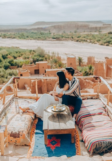 Morocco Pre-Wedding Photoshoot At Aït Benhaddou, Sahara Desert And Marrakech 