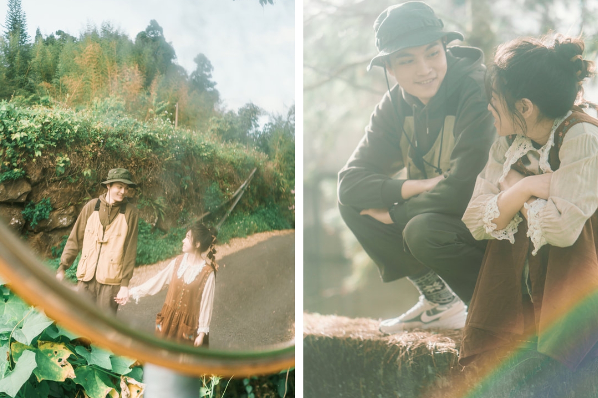 Taiwan Pre-Wedding Photoshoot Countryside Forest Misty Bridges by  on OneThreeOneFour 20