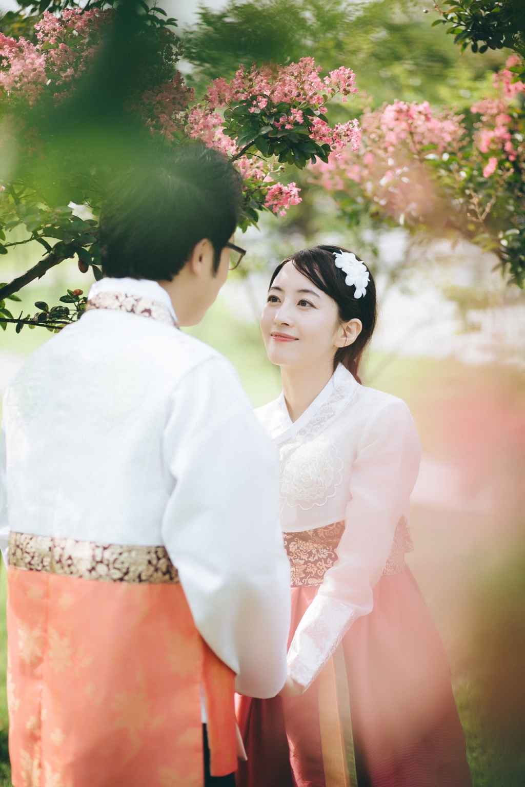 Traditional Hanbok Couple Shoot At Dream Forest, Korea by Jungyeol on OneThreeOneFour 7