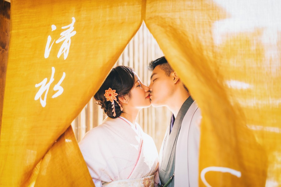 J&G: Kyoto Pre-wedding Photoshoot with Kimono by Shu Hao on OneThreeOneFour 13