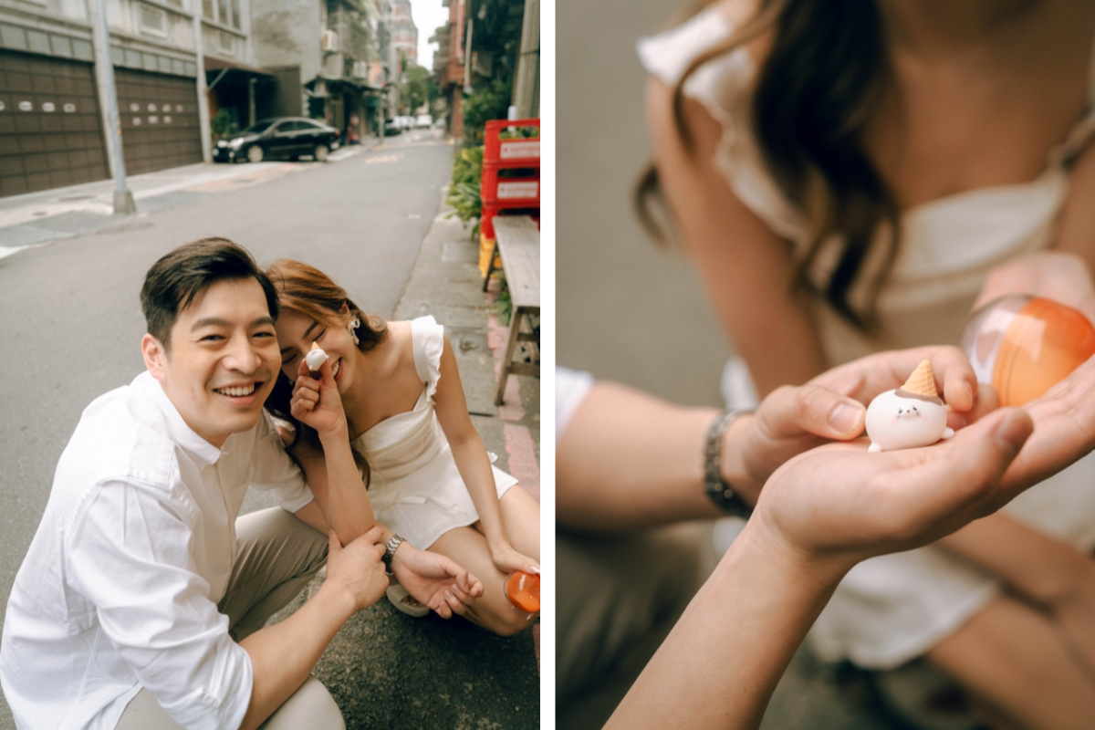 Taiwan Pre-Wedding Photoshoot Dadaocheng Golden Waterfall Jiufen Night Shoot Indoor Studio by OneThreeOneFour on OneThreeOneFour 8