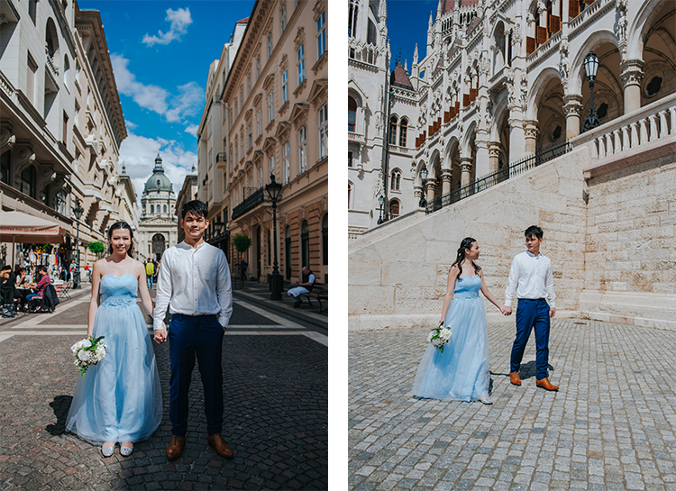 budapest wedding photoshoot St Stephen's Basilica