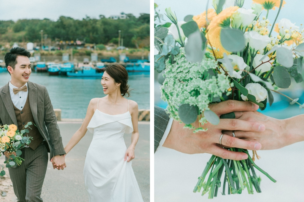 Taiwan Pre-Wedding Photoshoot Cafe Pier Lighthouse Countryside Street Beach by  on OneThreeOneFour 21