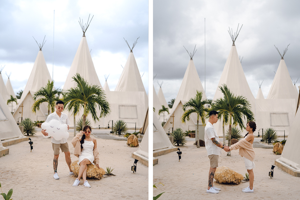 Bintan Pre-Wedding Photoshoot: Kellyn & Jiabao’s Fun Adventure at Blue Lake, Sand Dunes & ANMON Resort by HS on OneThreeOneFour 18