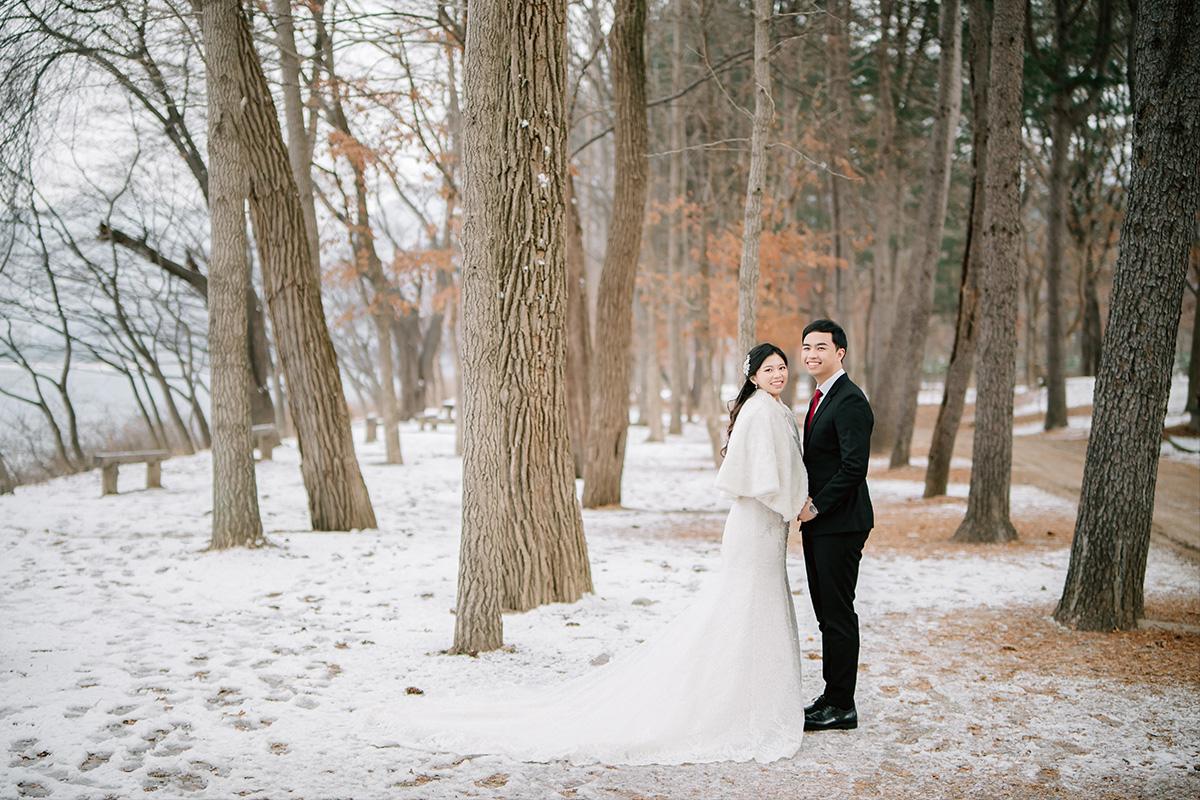 Enchanting Winter Pre-Wedding Shoot in the Serene Jeju Island by Jungyeol on OneThreeOneFour 0