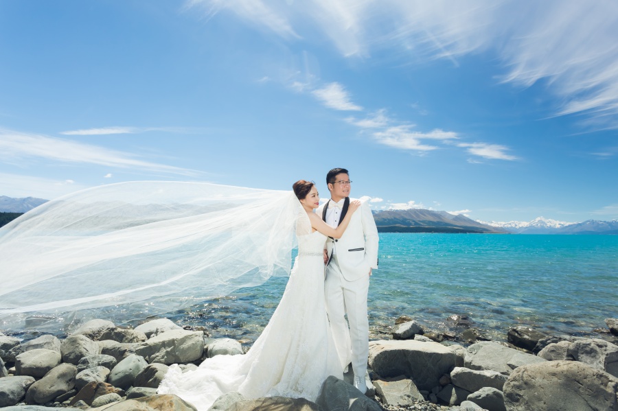New Zealand Pre-Wedding Photoshoot At Christchurch, Lake Pukaki And Alpaca Farm  by Xing on OneThreeOneFour 16
