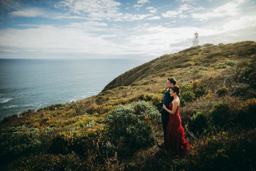 Pre-Wedding Photoshoot At Melbourne - Cape Schanck Boardwalk And Great Ocean Road by Felix  on OneThreeOneFour 2