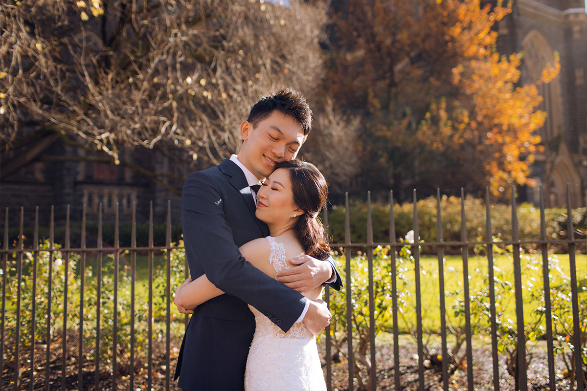 Melbourne Pre-wedding Photoshoot at St Patrick's Cathedral, Flinders Street Railway Station & Flinders Cliffs by Freddie on OneThreeOneFour 2