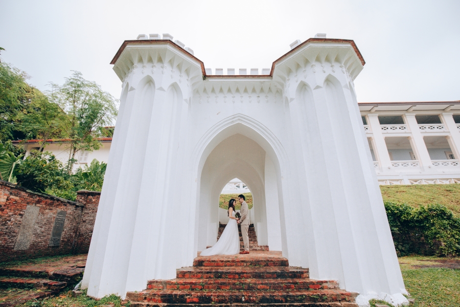 Singapore Pre-Wedding Photoshoot At Yacht, Fort Canning Park And Seletar Airport by Cheng on OneThreeOneFour 4