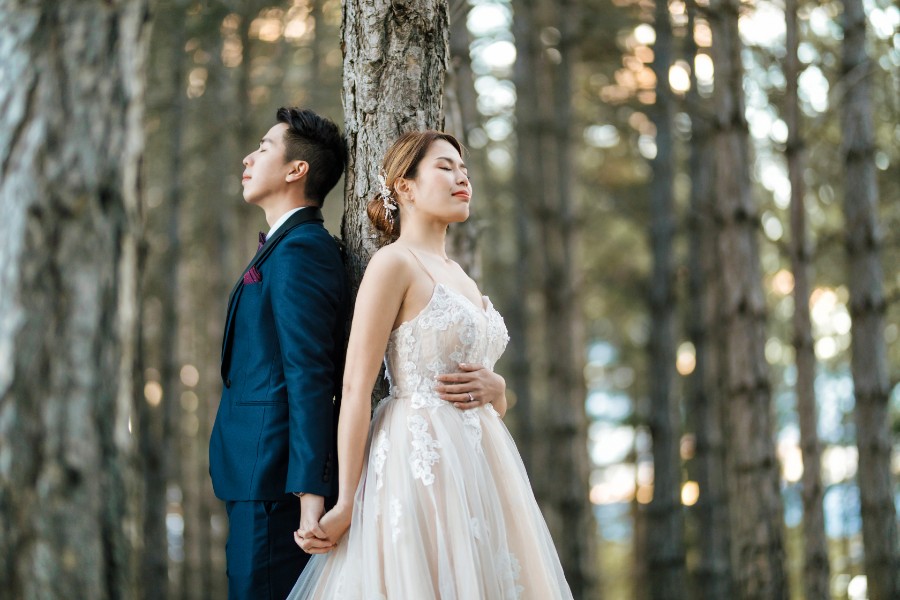 N&J: 2-days pre-wedding photoshoot with Singaporean couple in New Zealand - cherry blossoms, Coromandel Peak, glaciers by Fei on OneThreeOneFour 3