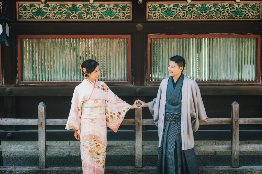 J&G: Kyoto Pre-wedding Photoshoot with Kimono by Shu Hao on OneThreeOneFour 6
