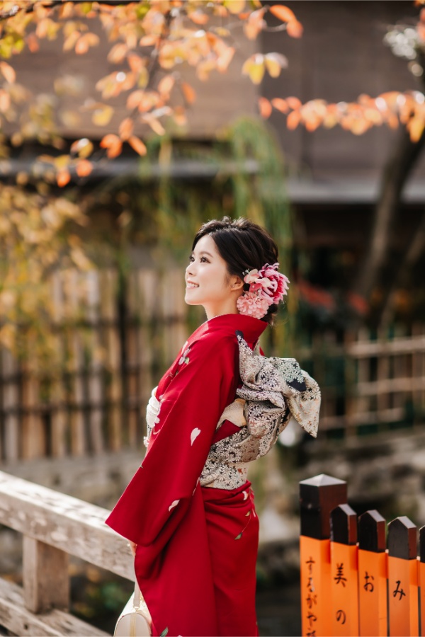 A&L: Kyoto Autumn Pre-wedding Photoshoot at Kimono Forest by Kinosaki on OneThreeOneFour 8