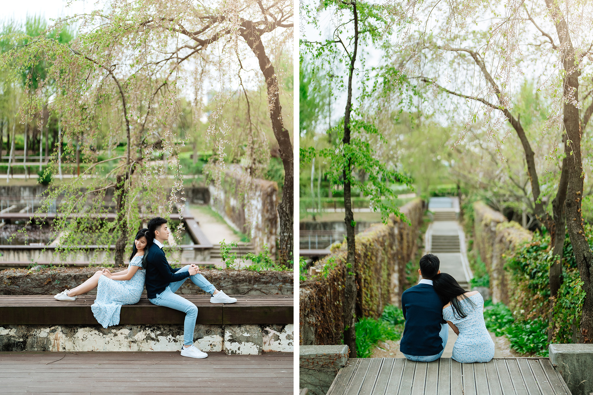 韓國首爾休閒情侶旅拍 櫻花季的仙遊島公園  by Jungyeol on OneThreeOneFour 7