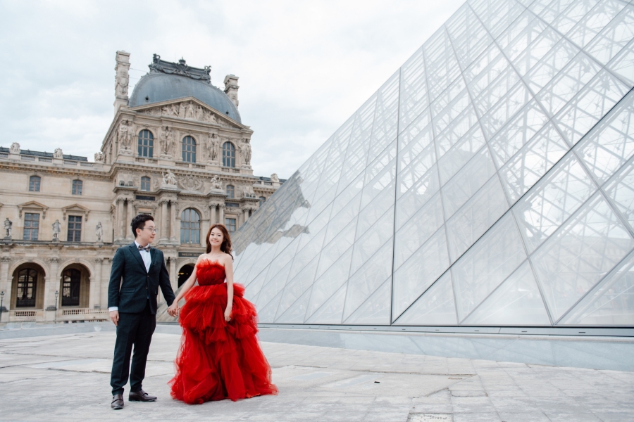 Parisian Elegance: Steven & Diana's Love Story at the Eiffel Tower, Palais Royal, Jardins Du Royal, Avenue de Camoens, and More by Arnel on OneThreeOneFour 19