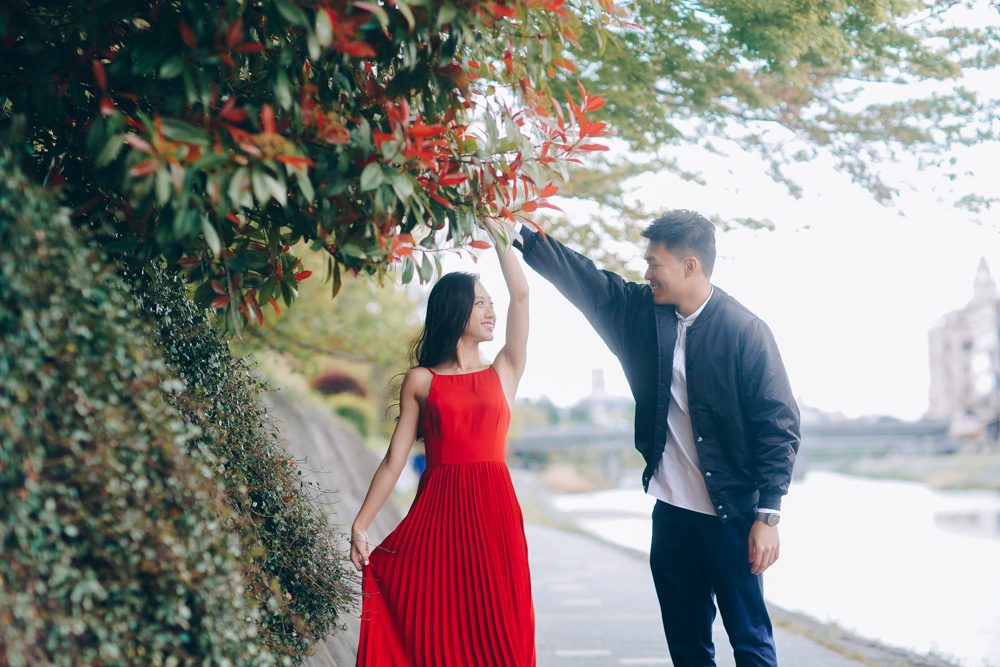 Pre-Wedding Photoshoot In Kyoto And Nara At Gion District And Nara Deer Park by Kinosaki  on OneThreeOneFour 9