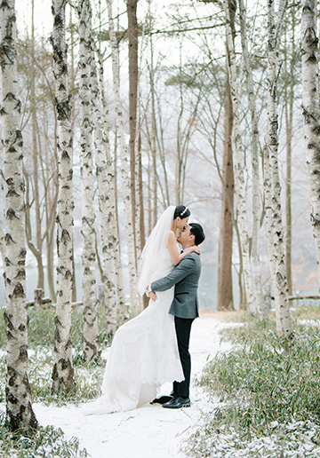 Enchanting Winter Pre-Wedding Shoot in the Serene Jeju Island