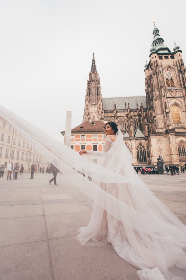 M&B: Prague Fairytale Pre-wedding Photoshoot  by Nika on OneThreeOneFour 28