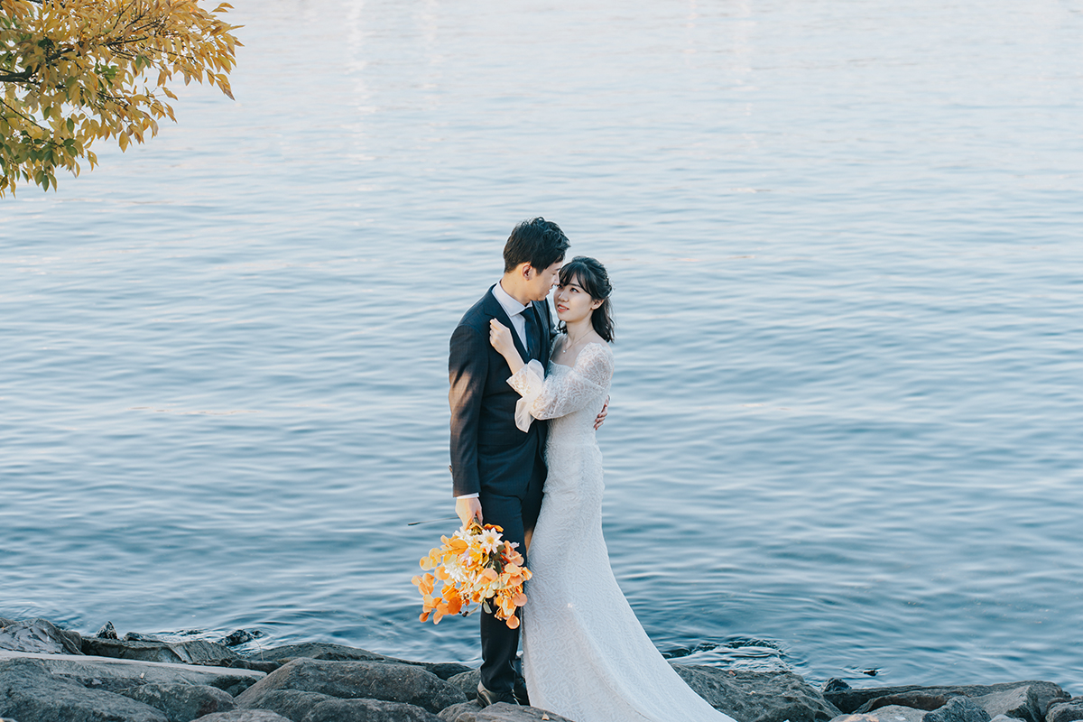 Tokyo Pre-Wedding at Beach & Odaiba Statue of Liberty by Cui Cui on OneThreeOneFour 10