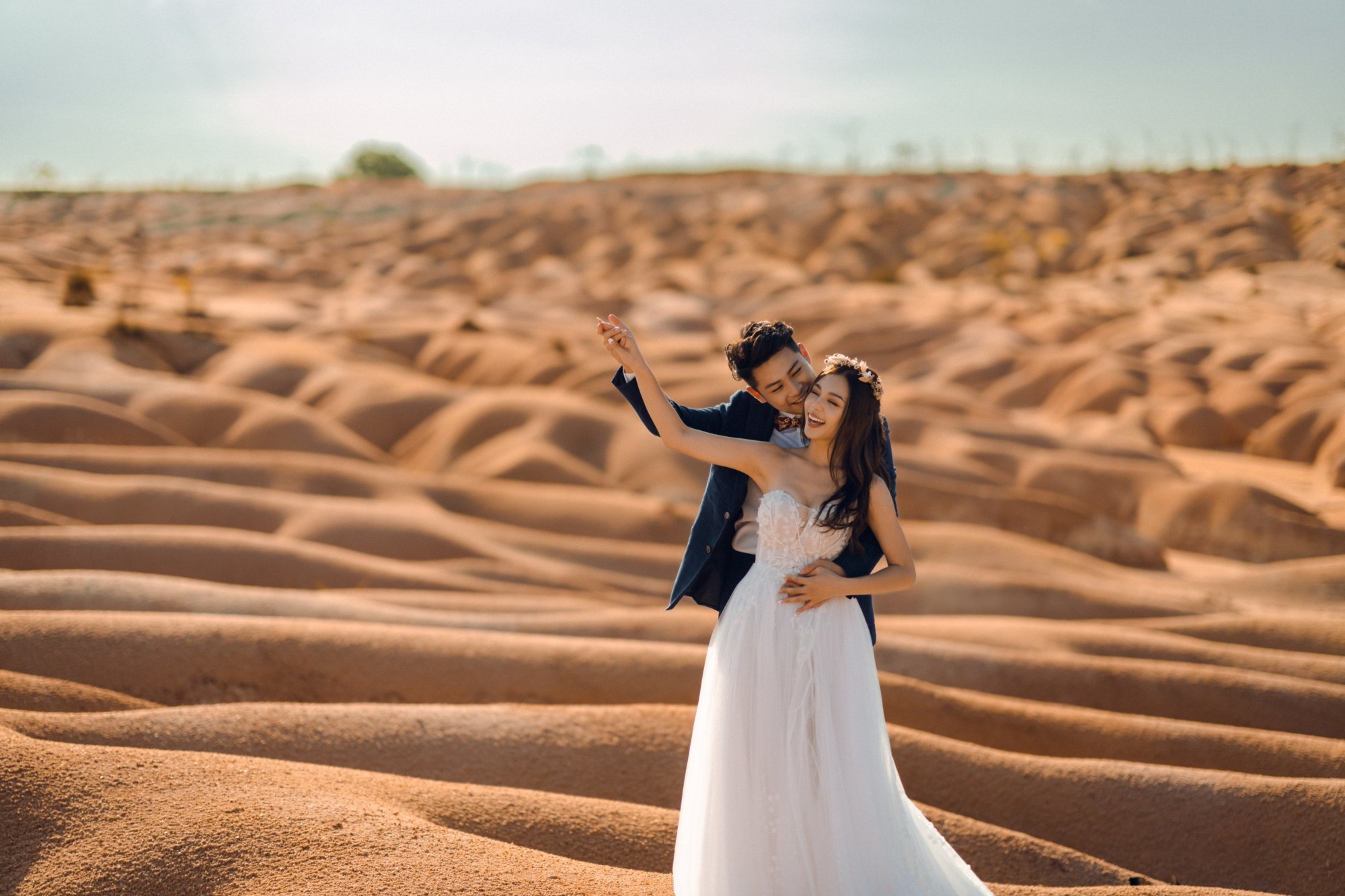 Bintan Pre-Wedding Photoshoot: Xiao Qian & Xavier's Romantic Shoot at ANMON Resort, Blue Lake, Sand Dunes & ATV Adventure by HS on OneThreeOneFour 36