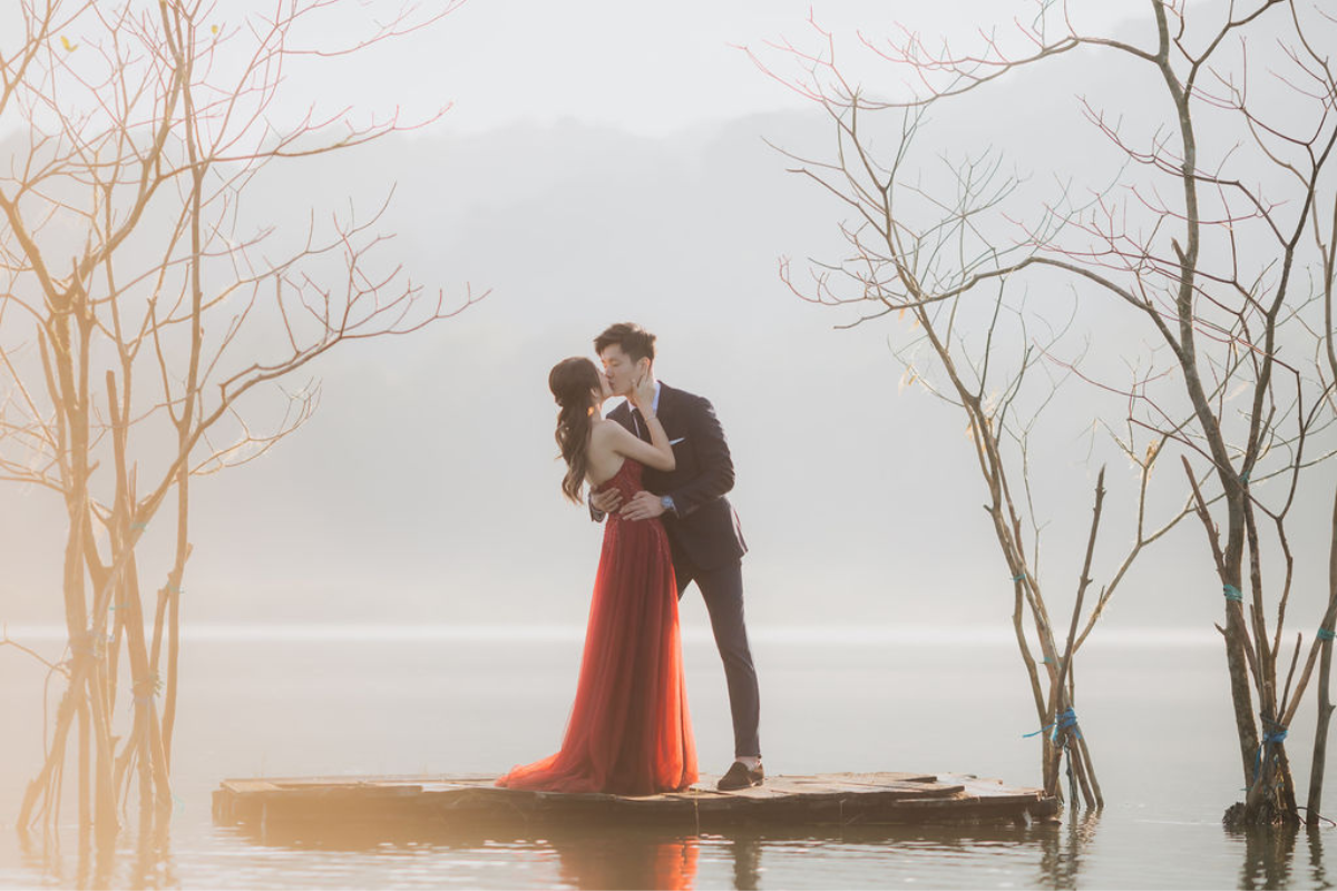 Bali Prewedding Photoshoot At Lake Tamblingan, Munduk Waterfall And Sunset At Mengening Beach by Cahya on OneThreeOneFour 7