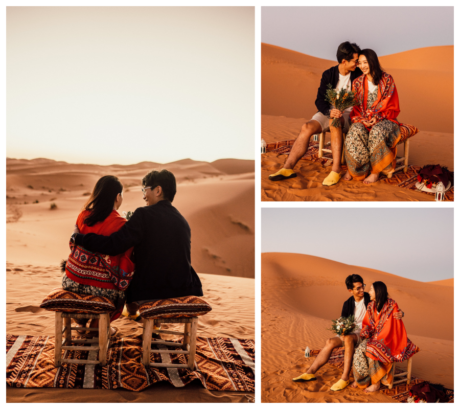 Morocco Sahara Desert Surprise Proposal And Casual Pre-Wedding Photoshoot by A.Y. on OneThreeOneFour 8