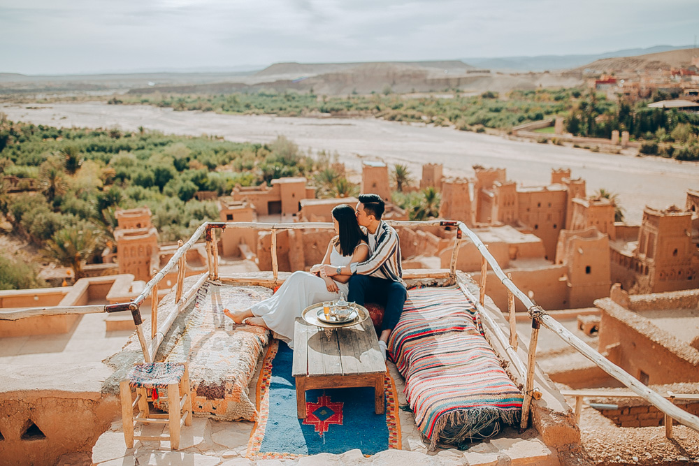 Morocco Pre-Wedding Photoshoot At Aït Benhaddou, Sahara Desert And Marrakech  by Rich on OneThreeOneFour 22