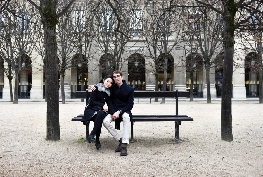 Paris Honeymoon Photoshoot at Palais Garnier Opera House and the Louvre by Arnel on OneThreeOneFour 6